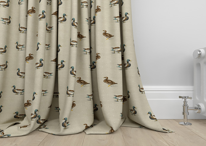 Mallard, Natural - Made to Measure Curtains - Image 6